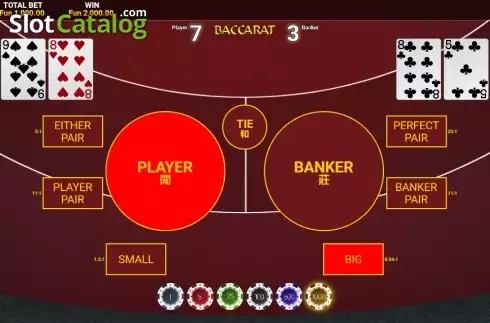 Οθόνη3. Bitcoin Baccarat (OneTouch) Κουλοχέρης 