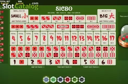 Οθόνη2. Bitcoin Sic Bo Κουλοχέρης