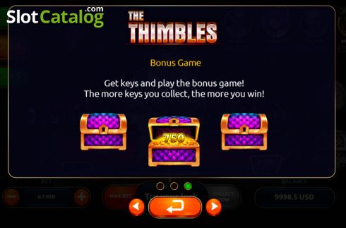 Οθόνη5. Thimble Dice Κουλοχέρης