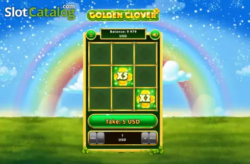 Οθόνη5. Golden Clover Κουλοχέρης