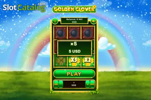 Οθόνη7. Golden Clover Κουλοχέρης