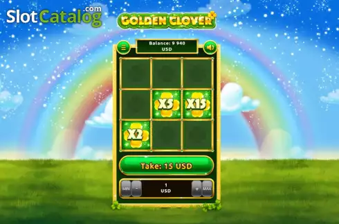 Οθόνη8. Golden Clover Κουλοχέρης