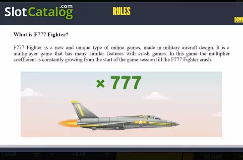Οθόνη6. F777 Fighter Κουλοχέρης
