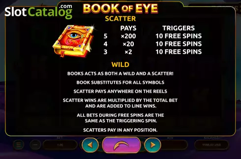 Οθόνη6. Book of Eye Κουλοχέρης