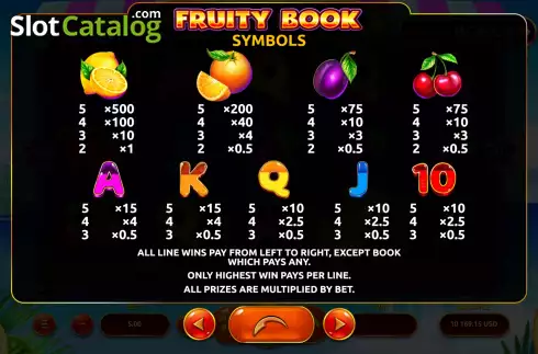 Οθόνη8. Fruity Book Κουλοχέρης