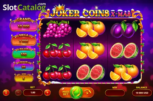 Οθόνη2. Joker Coins X-MAS Κουλοχέρης