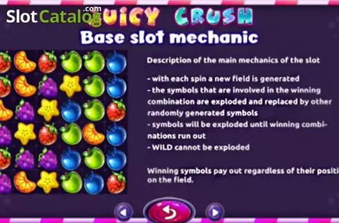 Οθόνη7. Juicy Crush Κουλοχέρης 