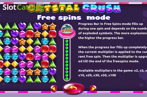 Οθόνη8. Crystal Cascade (Onlyplay) Κουλοχέρης