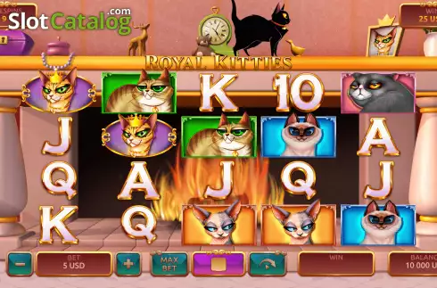 Οθόνη4. Royal Kitties Κουλοχέρης