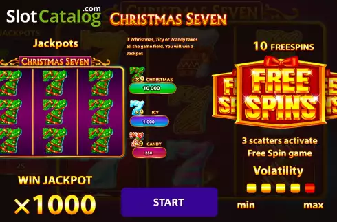 Οθόνη2. Christmas Seven Κουλοχέρης