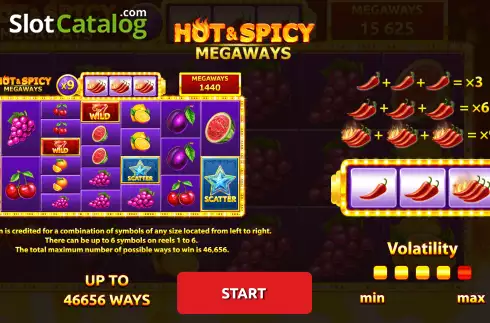Οθόνη2. Hot and Spicy Megaways Κουλοχέρης