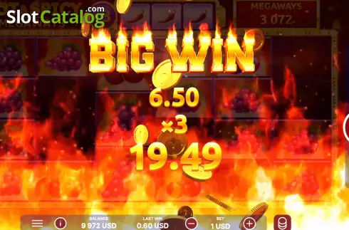 Οθόνη9. Hot and Spicy Megaways Κουλοχέρης
