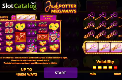 Οθόνη2. Jack Potter Megaways Κουλοχέρης