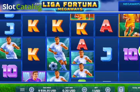 Οθόνη6. Liga Fortuna Megaways Κουλοχέρης 