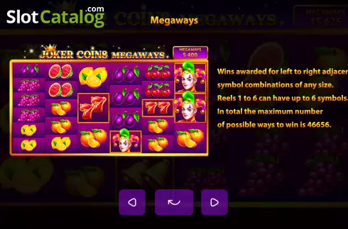 Οθόνη9. Joker Coins Megaways Κουλοχέρης 