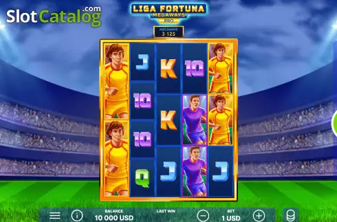 Οθόνη3. Liga Fortuna Megaways PRO Κουλοχέρης