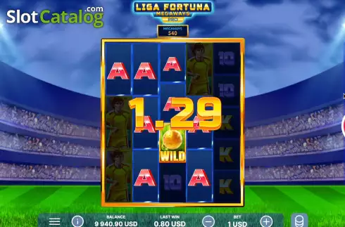 Οθόνη4. Liga Fortuna Megaways PRO Κουλοχέρης
