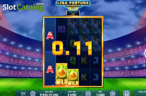 Οθόνη6. Liga Fortuna Megaways PRO Κουλοχέρης