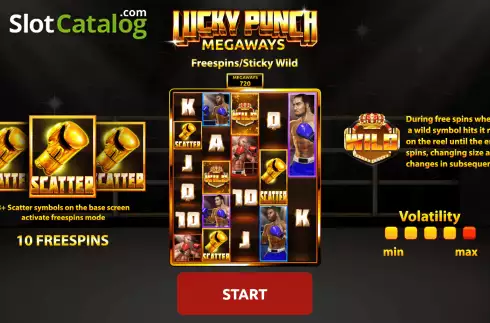 Οθόνη2. Lucky Punch Megaways Κουλοχέρης