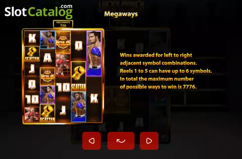 Οθόνη9. Lucky Punch Megaways Κουλοχέρης
