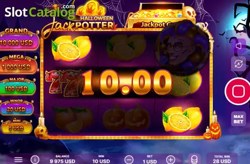 Οθόνη3. Jack Potter Halloween Κουλοχέρης