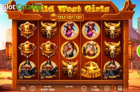 Οθόνη2. Wild West Girls Κουλοχέρης