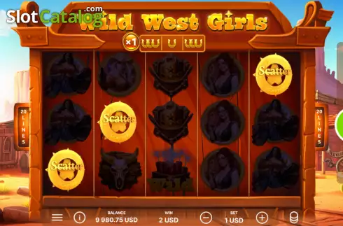 Οθόνη4. Wild West Girls Κουλοχέρης
