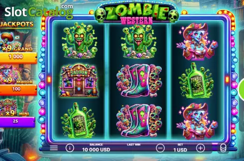 Οθόνη2. Western Zombie Κουλοχέρης