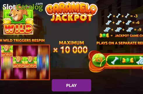 Οθόνη2. Caramelo Jackpot Κουλοχέρης