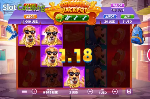 Οθόνη5. Caramelo Jackpot Κουλοχέρης