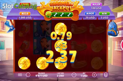 Οθόνη6. Caramelo Jackpot Κουλοχέρης