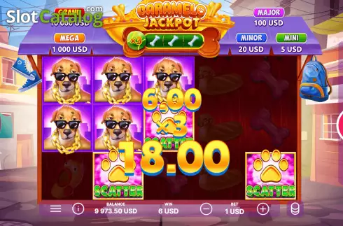Οθόνη7. Caramelo Jackpot Κουλοχέρης