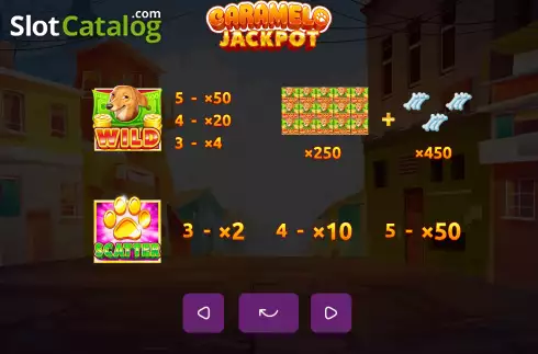 Οθόνη9. Caramelo Jackpot Κουλοχέρης