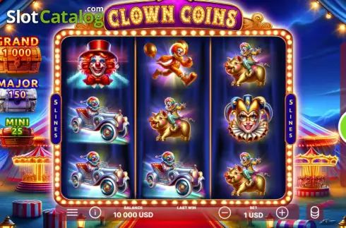 Οθόνη2. Clown Coins Κουλοχέρης