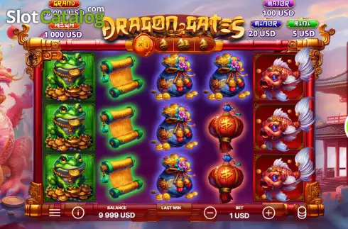 Οθόνη2. Dragon Gates Κουλοχέρης