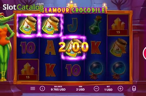 Οθόνη4. Glamour Crocodile Κουλοχέρης