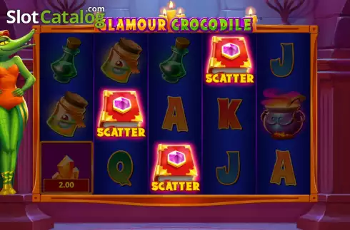 Οθόνη8. Glamour Crocodile Κουλοχέρης