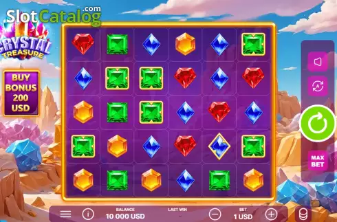 Οθόνη2. Crystal Treasure (Onlyplay) Κουλοχέρης 