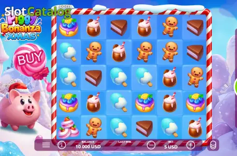 Οθόνη2. Piggy Bonanza Xmas Κουλοχέρης