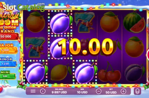 Οθόνη3. Cherry Boom Christmas Κουλοχέρης 