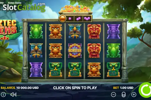 Οθόνη2. Aztec Gems (Onlyplay) Κουλοχέρης