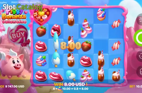 Οθόνη3. Piggy Bonanza Valentine Κουλοχέρης