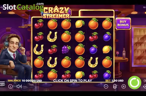 Οθόνη2. Crazy Streamer Κουλοχέρης 