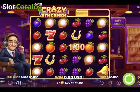 Οθόνη3. Crazy Streamer Κουλοχέρης 