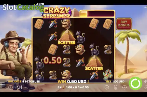 Οθόνη6. Crazy Streamer Κουλοχέρης 