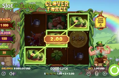 Οθόνη4. Clover Force Κουλοχέρης