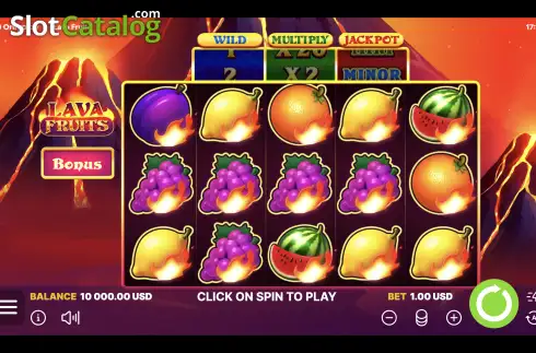 Οθόνη2. Lava Fruits Κουλοχέρης