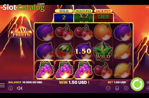 Οθόνη3. Lava Fruits Κουλοχέρης