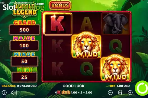 Οθόνη4. Jungle Legend Κουλοχέρης