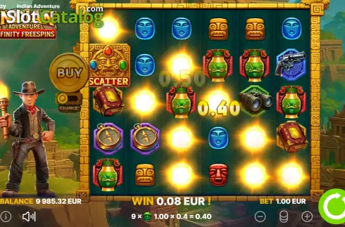 Οθόνη5. Indian Adventure: Infinity Freespins Κουλοχέρης